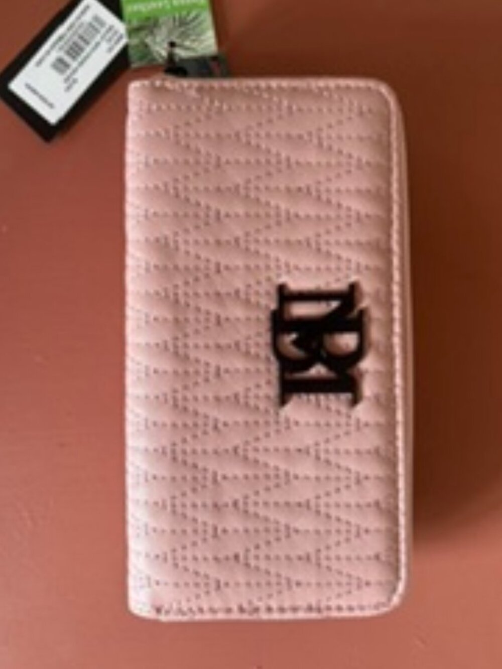 Brand New Badgley Mischka Blush Pink Wallet/Wrislet NWT.